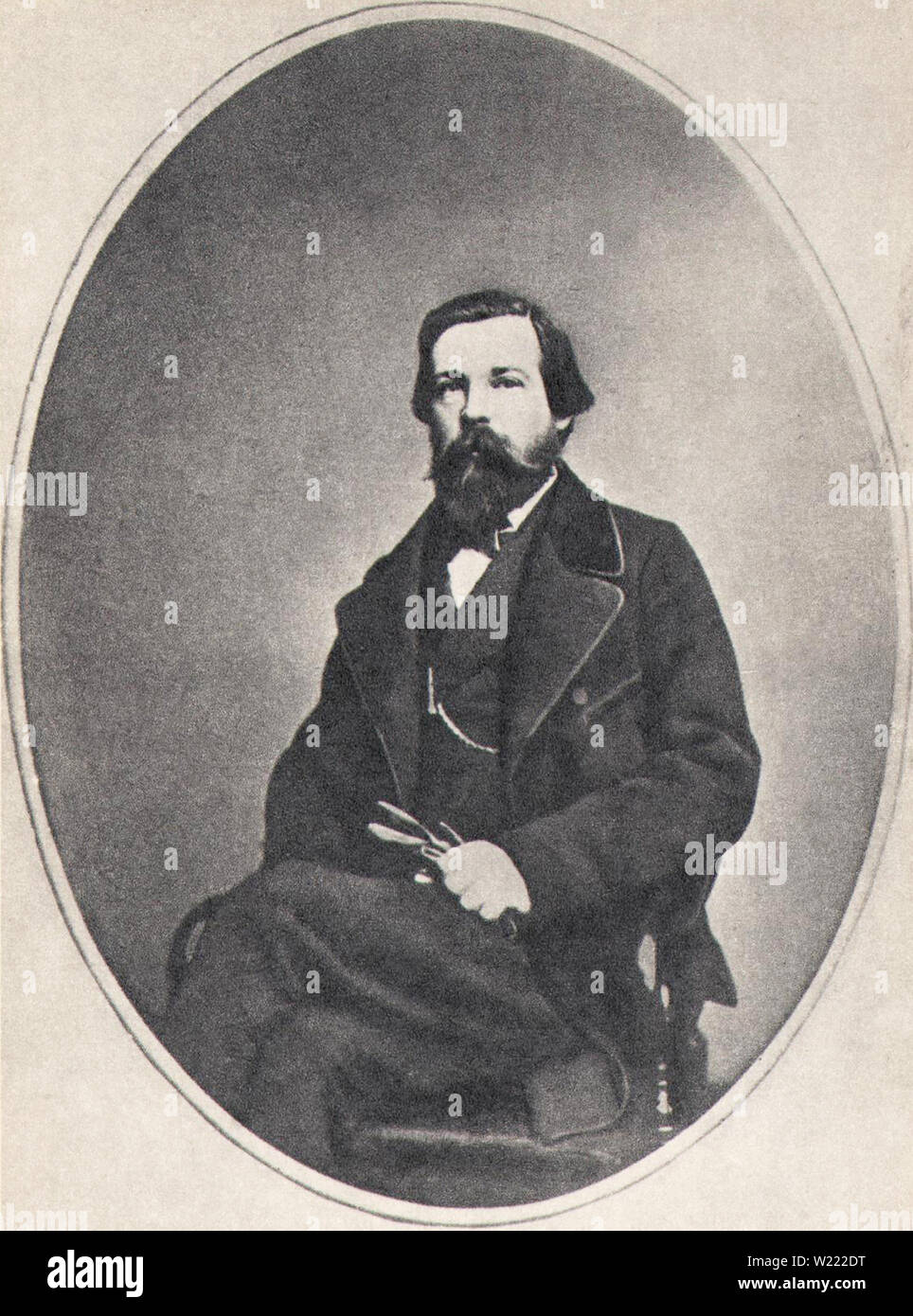 Friedrich Engels. Mai 1864. Stockfoto