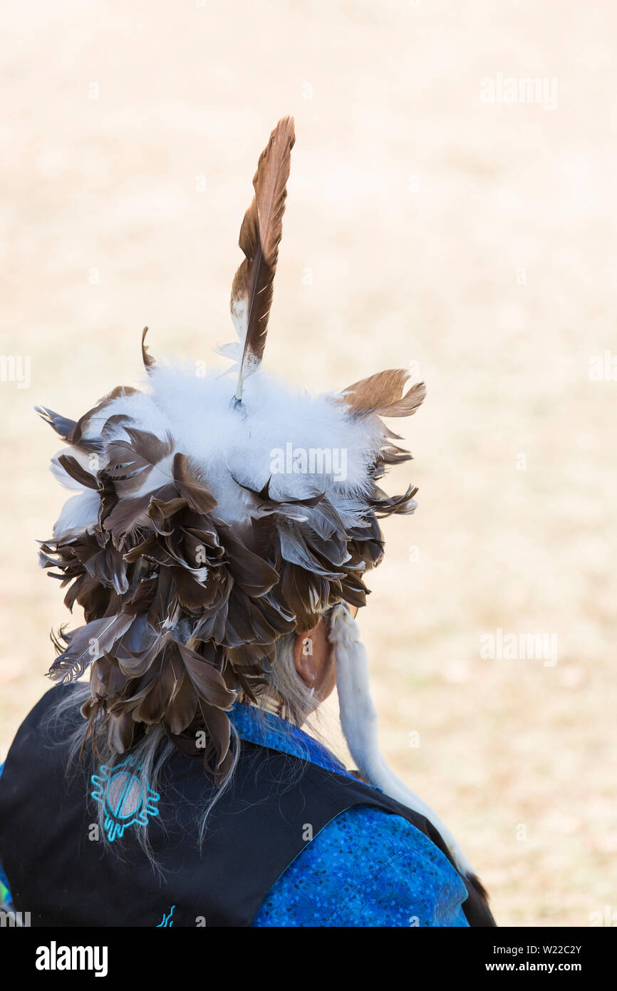 Kopf Kleid von sechs Nationen chief (First Nations) Stockfoto