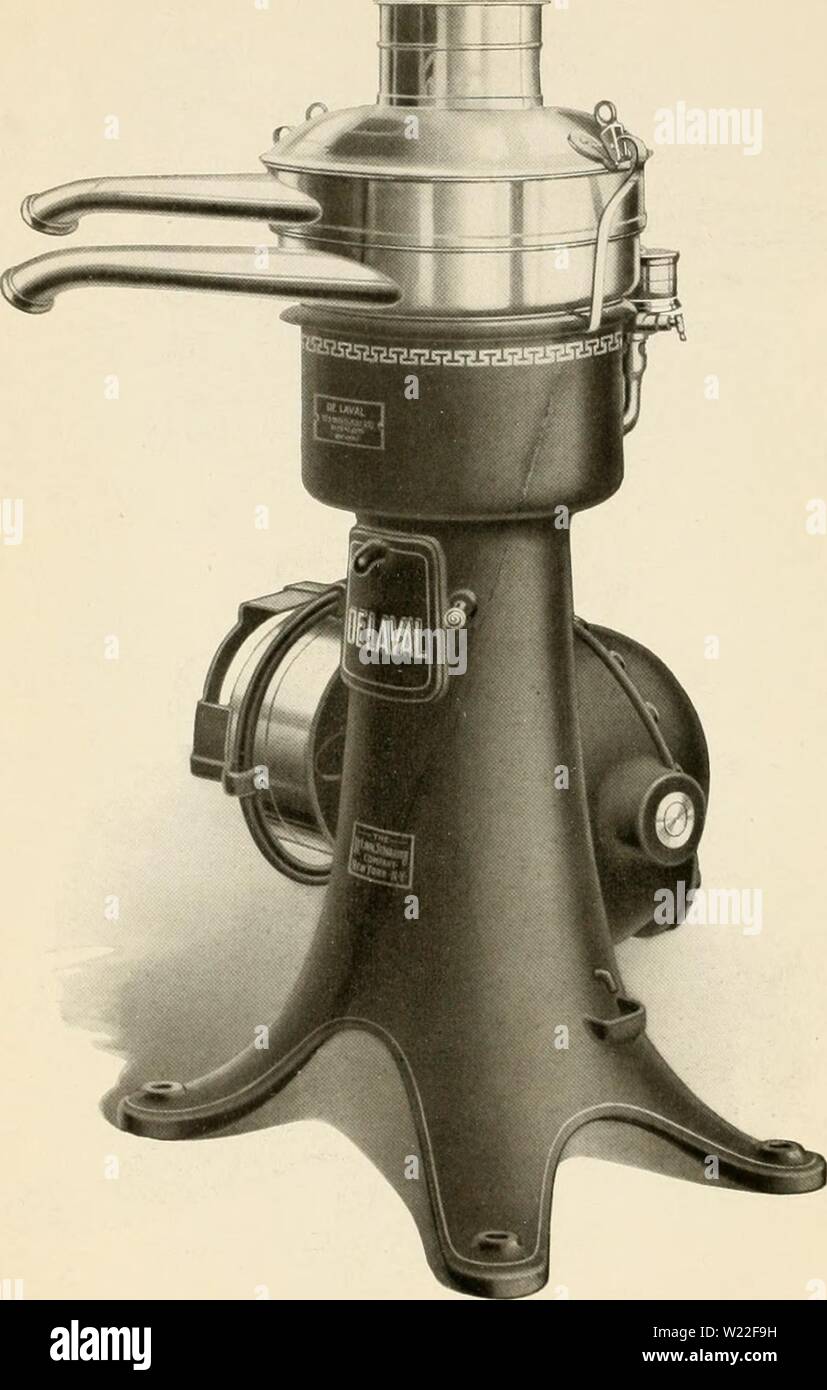 Archiv Bild von Seite 13 der De Laval Molke Separatoren Stockfoto