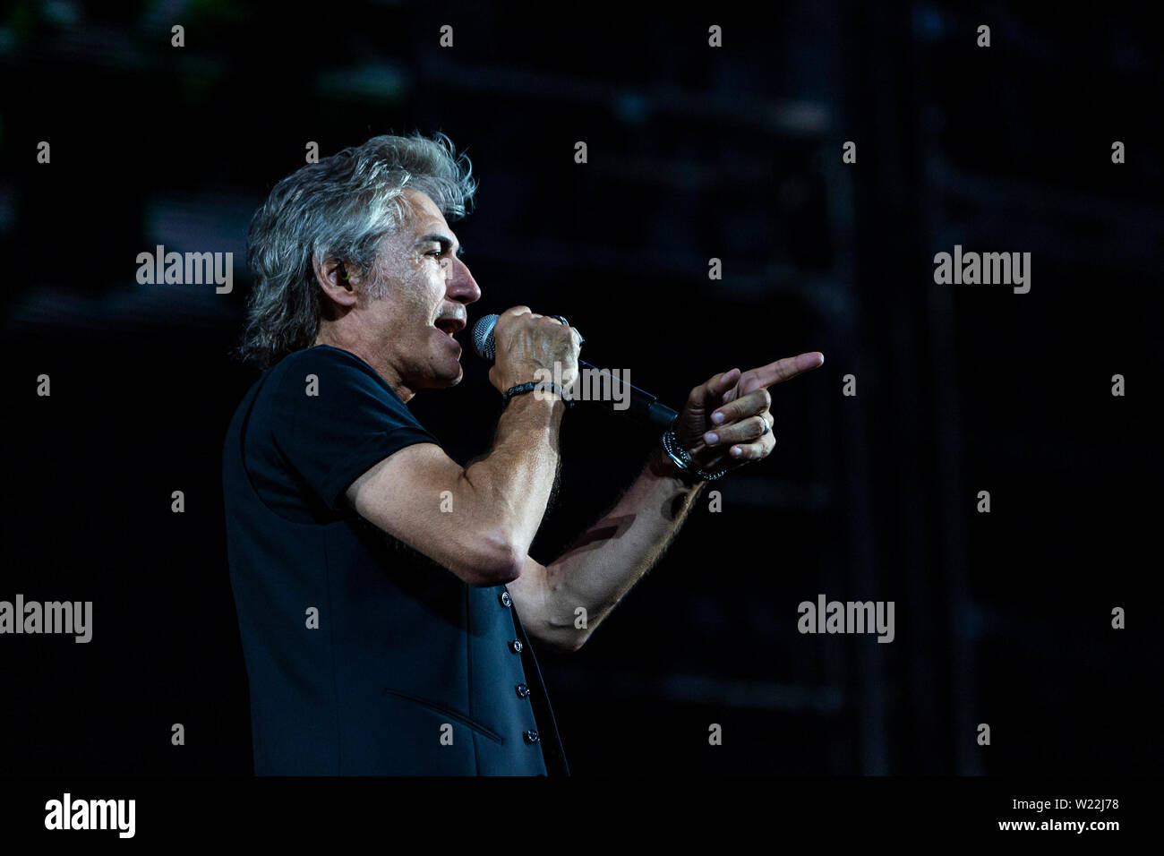 Ligabue, Start Tour 2019 Stockfoto