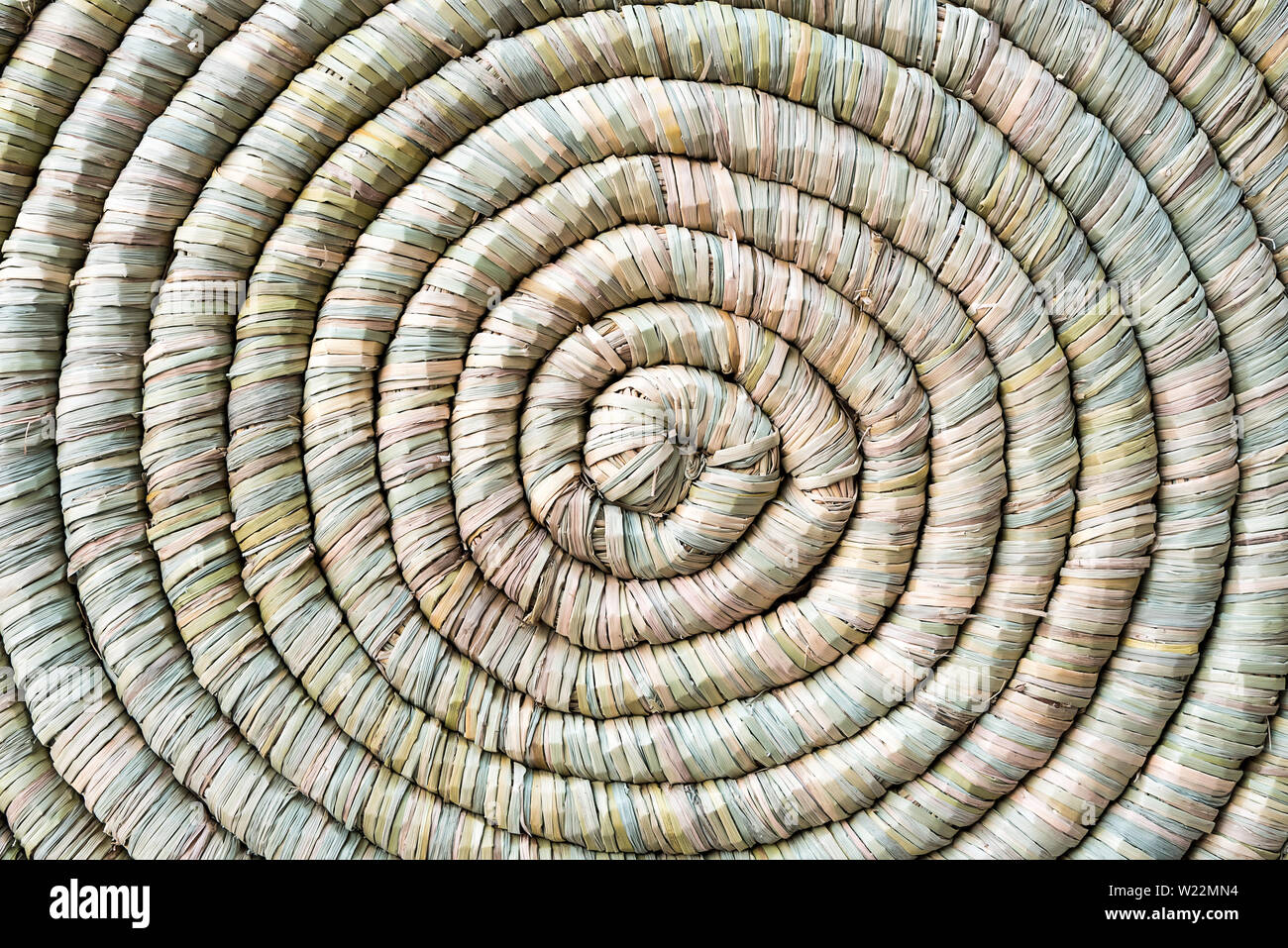Wicker Textur closeup Hintergrund Stockfoto