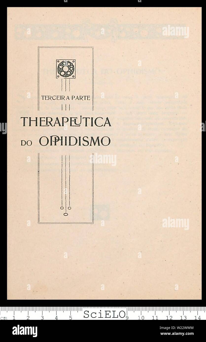 Archiv Bild von Seite 114 Eines defesa contra o ophidismo. Ein defesa contra o ophidismo defesacontraoop 00 Braz Jahr: 1911 Stockfoto