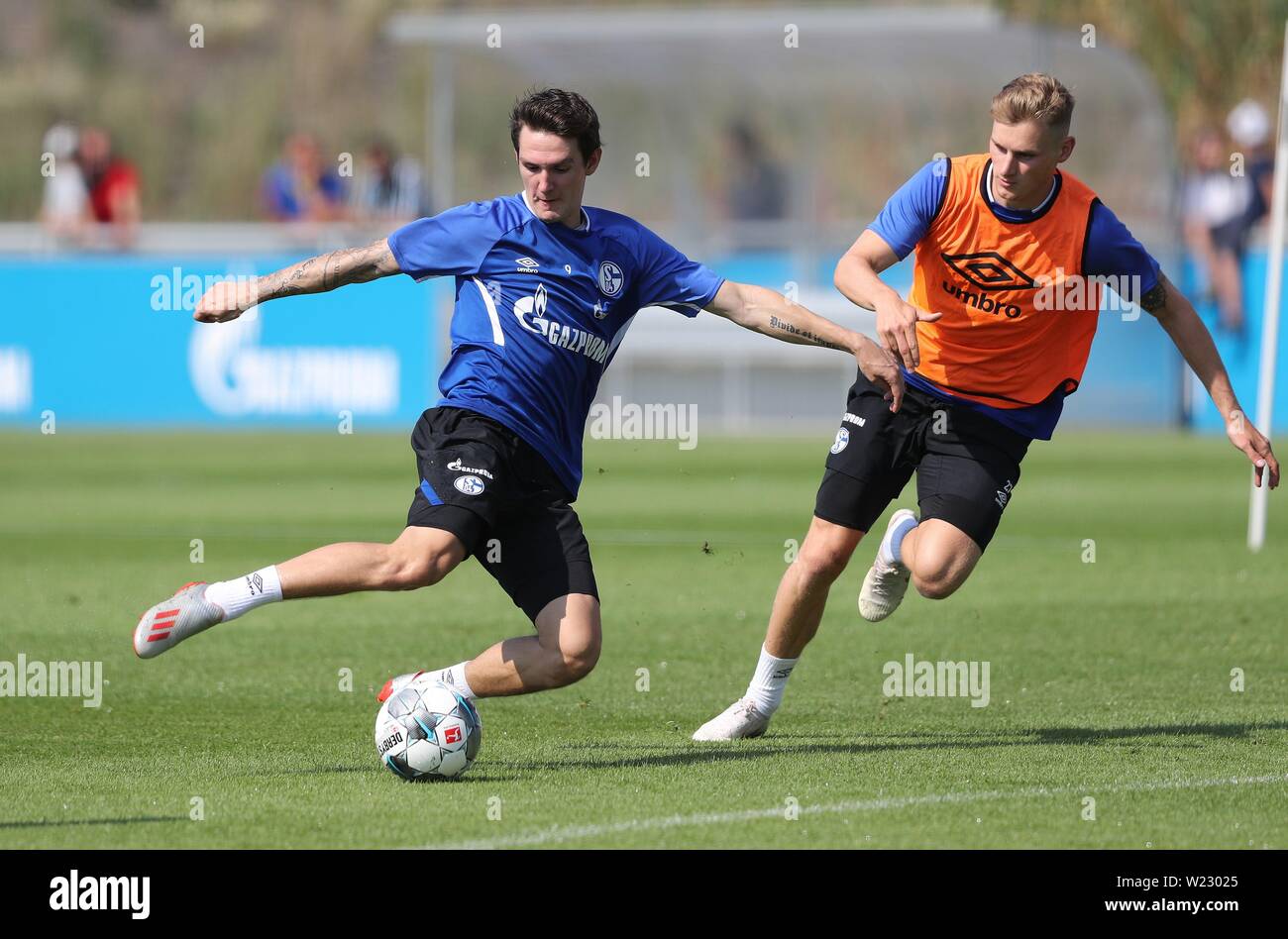 Firo: 05.07.2019, Fußball, 1.Bundesliga, Saison 2019/2020, FC Schalke 04, Ausbildung, newcomer Benito RAMAN, | Verwendung weltweit Stockfoto