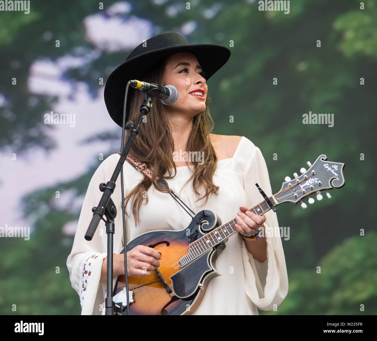 London, England. 5. Juli 2019. Francesca 'Chess' Whiffin des wandernden Herzen führt bei Barclaycard vorhanden Britische Sommerzeit am Hyde Park. Michael Tubi/Alamy leben Nachrichten Stockfoto