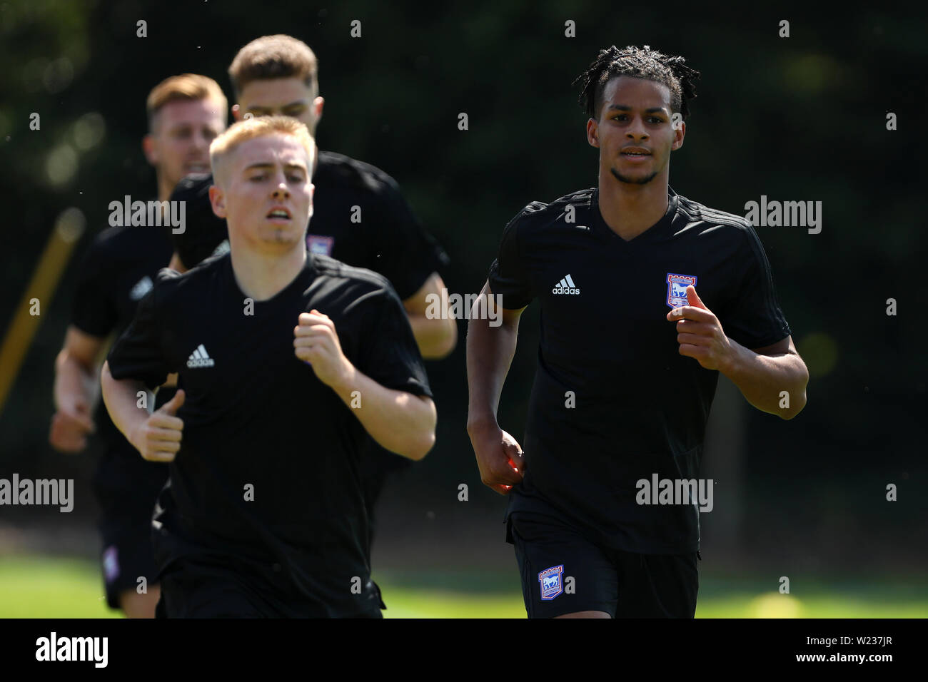 Barry Splint von Ipswich Town - Ipswich Town, ersten Tag der Vorsaison training, Sky Bet Meisterschaft, Playford Road, Ipswich - 25. Juni 2018. Stockfoto