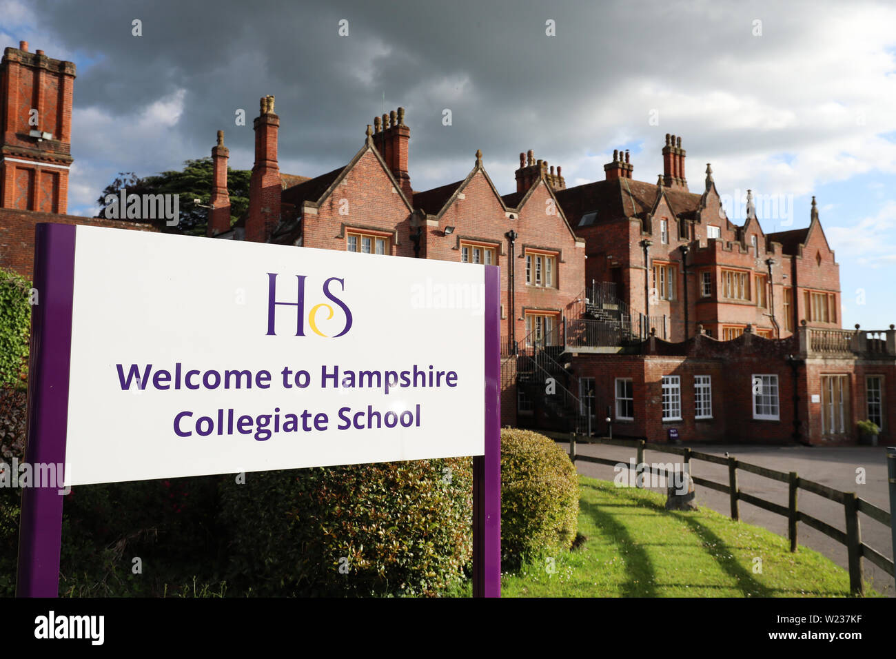 Hampshire Collegiate School in Embley Park in Romsey, Hampshire, UK. Stockfoto