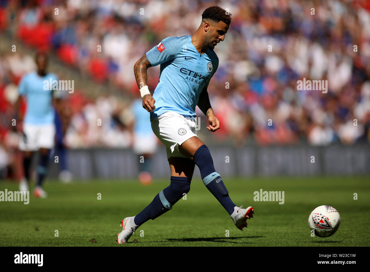 Kyle Wanderer von Manchester City - Chelsea V Manchester City, FA Community Shield, Wembley Stadion, London (Wembley) - 5. August 2018 Stockfoto