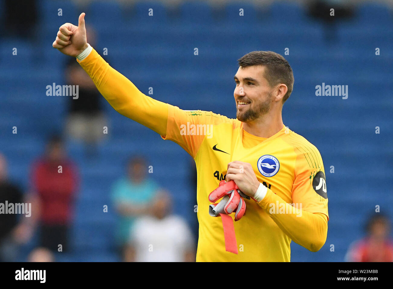 Matthew Ryan von Brighton & Hove Albion - Brighton & Hove Albion v Manchester United, Premier League, Amex Stadion, Brighton - 19. August 2018 Stockfoto