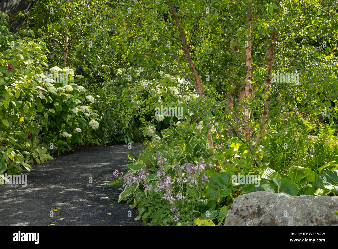 Die Smart Meter Garten, Sieger des besten Schaugarten Award auf der Hampton Court Palace Garden Festival 2019, East Molesey, Surrey, Großbritannien Stockfoto