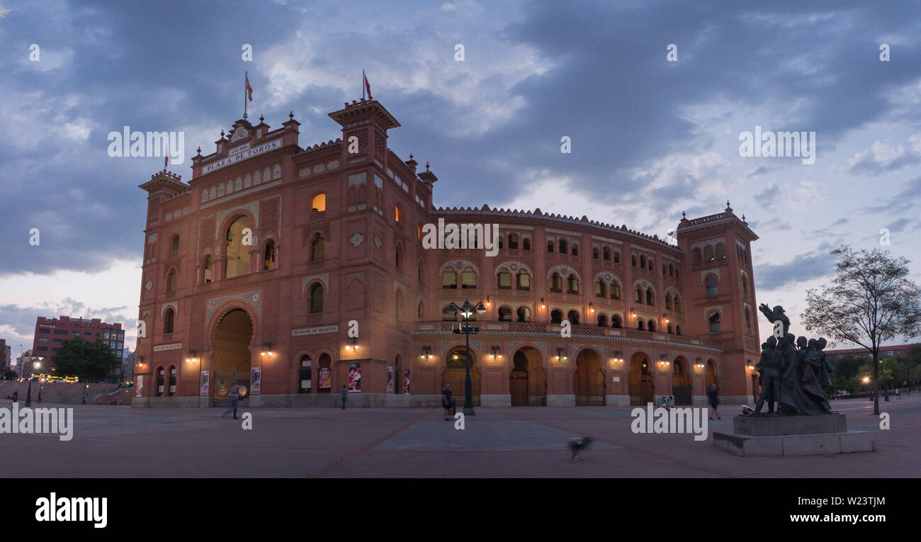 Ring Stier von der Ventas in Madrid, Hauptstadt, Spanien Stockfoto