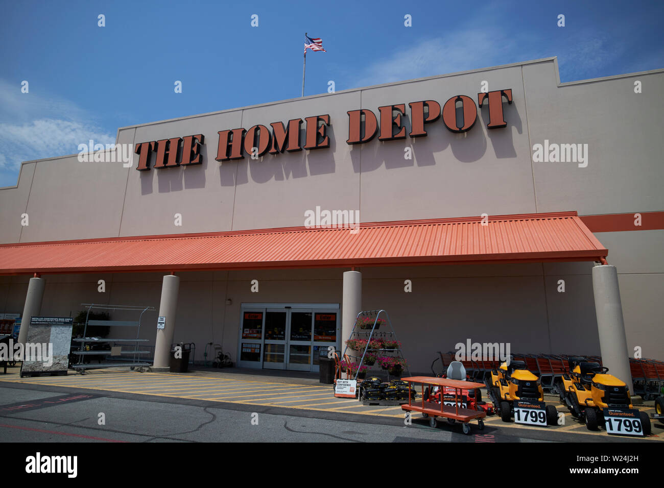 Das "Home Depot stores Savannah Georgia USA Stockfoto