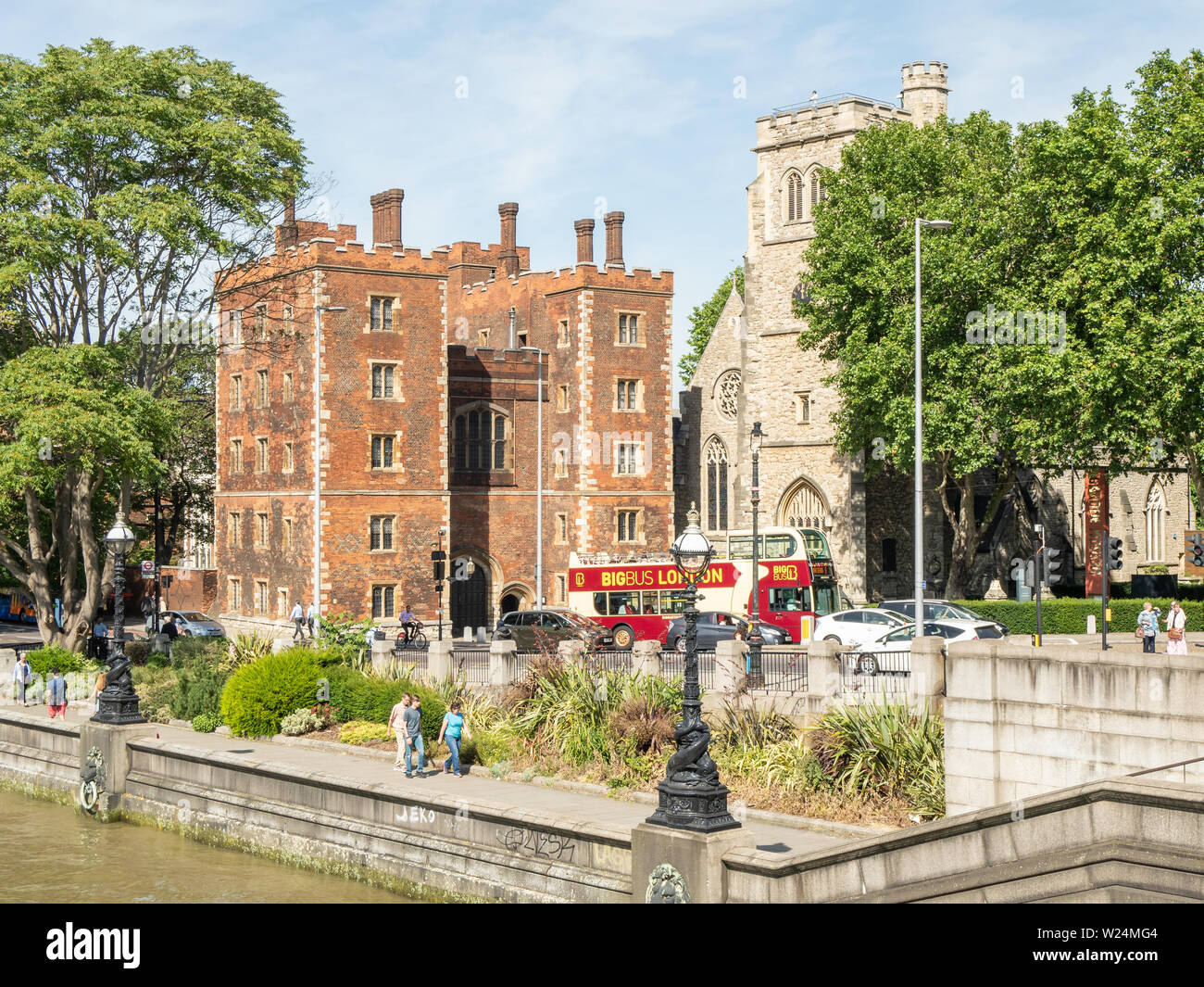 Lambeth Palace, London, England. Stockfoto