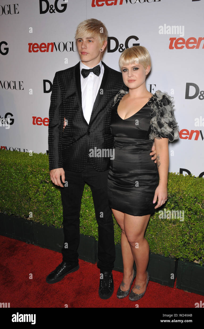 Kelly Osbourne And Boyfriend Luke Worrall Stockfotos Und Bilder Kaufen Alamy