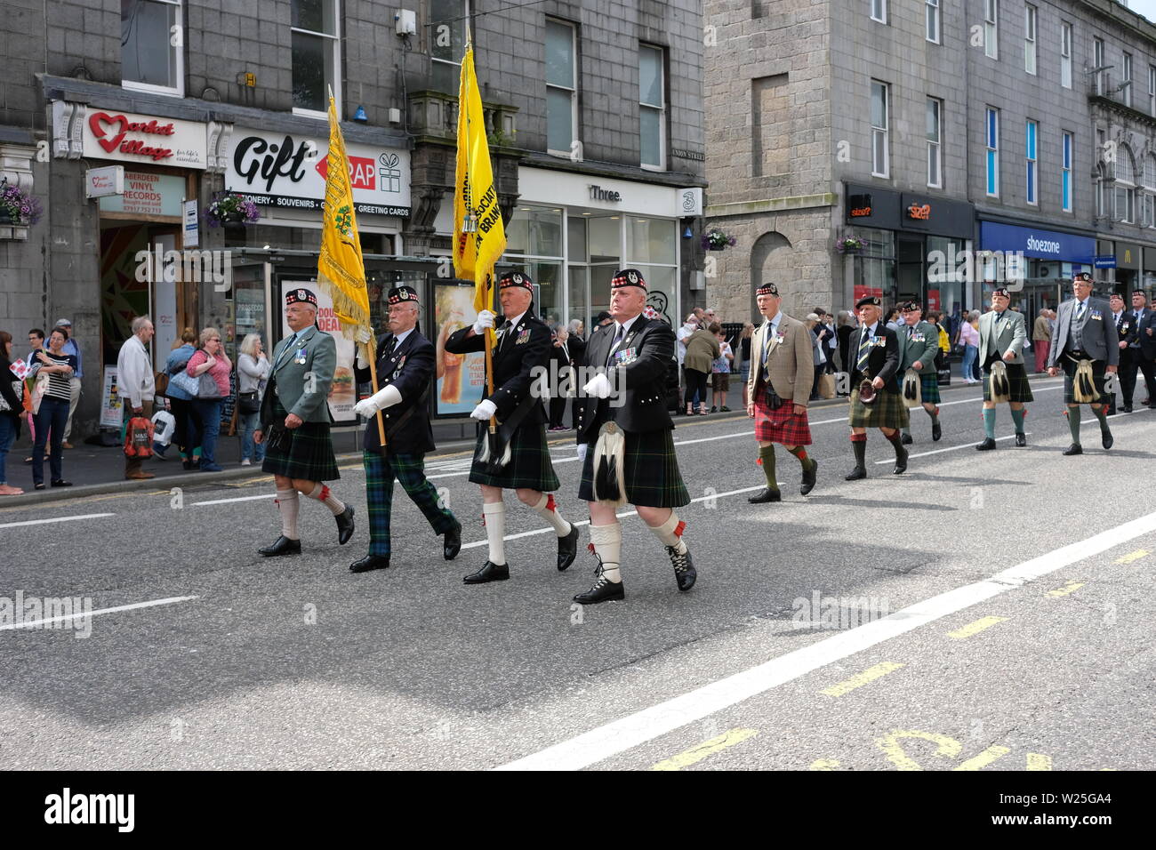 Armed Forces Day Parade in Aberdeen, Schottland, 29. Juni 2019 Stockfoto