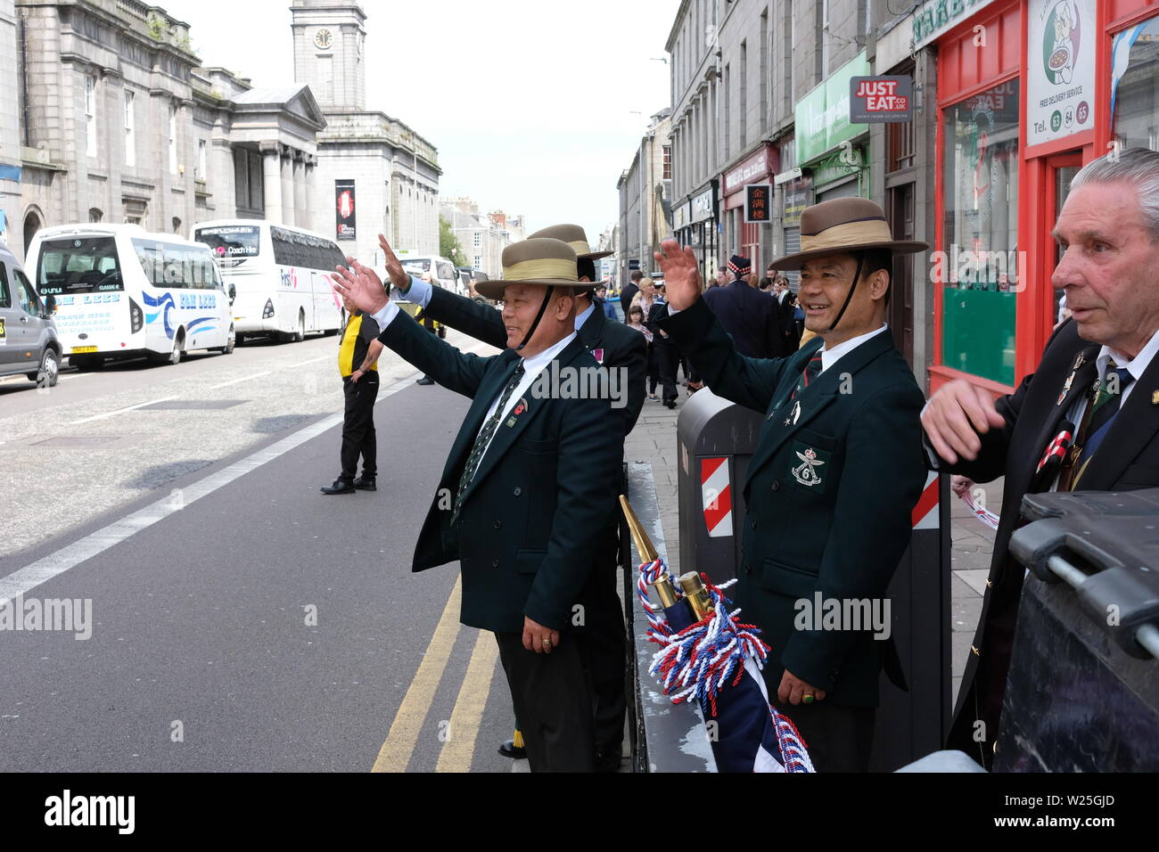 Armed Forces Day Parade in Aberdeen, Schottland, 29. Juni 2019 Stockfoto