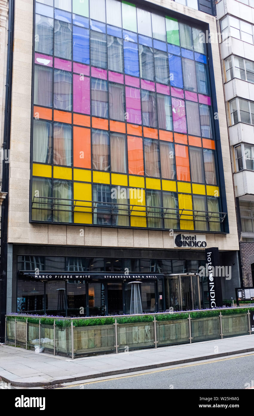 Liverpool Merseyside, Großbritannien - das Indigo Hotel Stockfoto