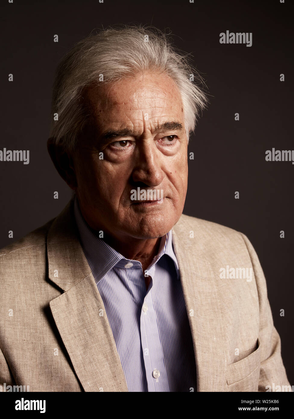 Sir Antony Beevor in den Oldie literarische Mittagessen; 02/07/19. Stockfoto