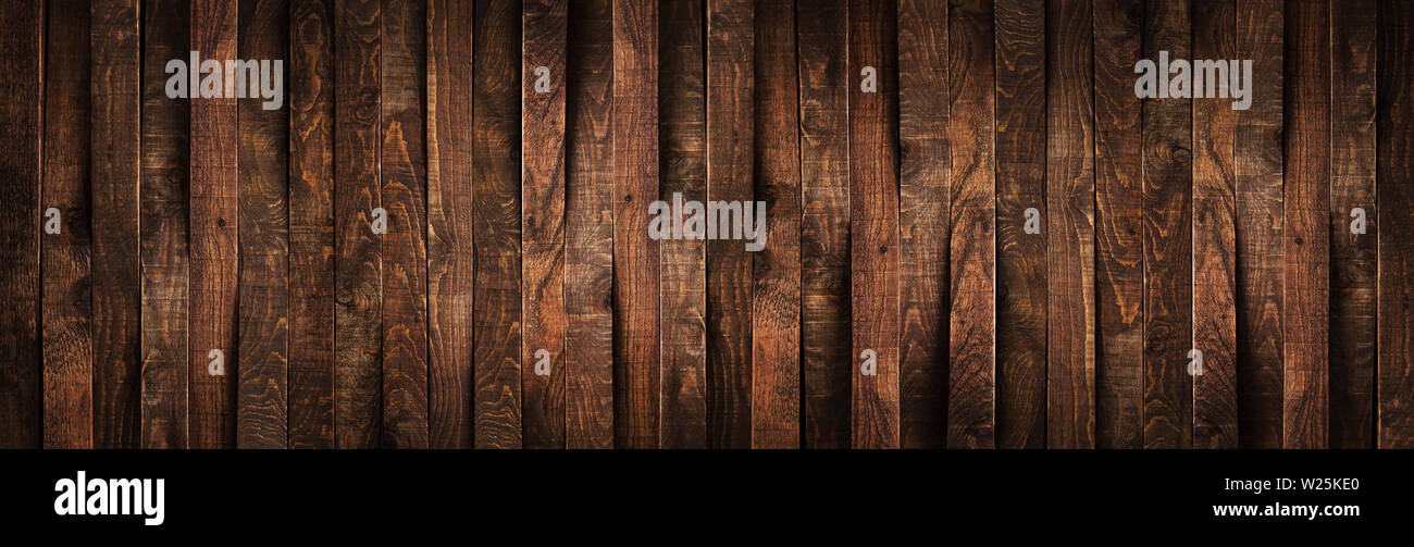 Holz- rustikalen braunen Brettern Textur Vertical Hintergrund Stockfoto