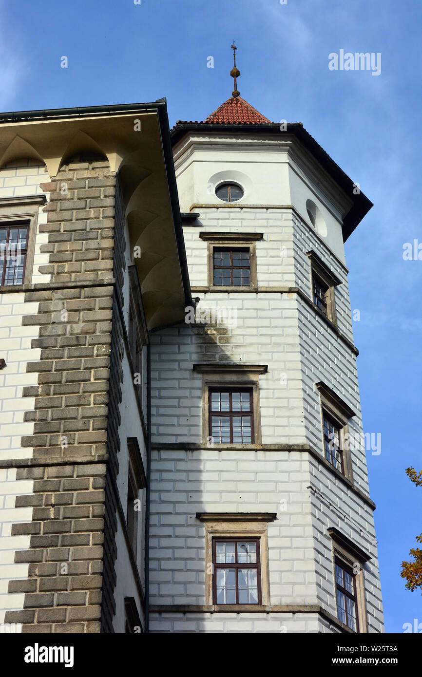 Schloss, Jindřichův Hradec, Tschechische Republik, Europa Stockfoto