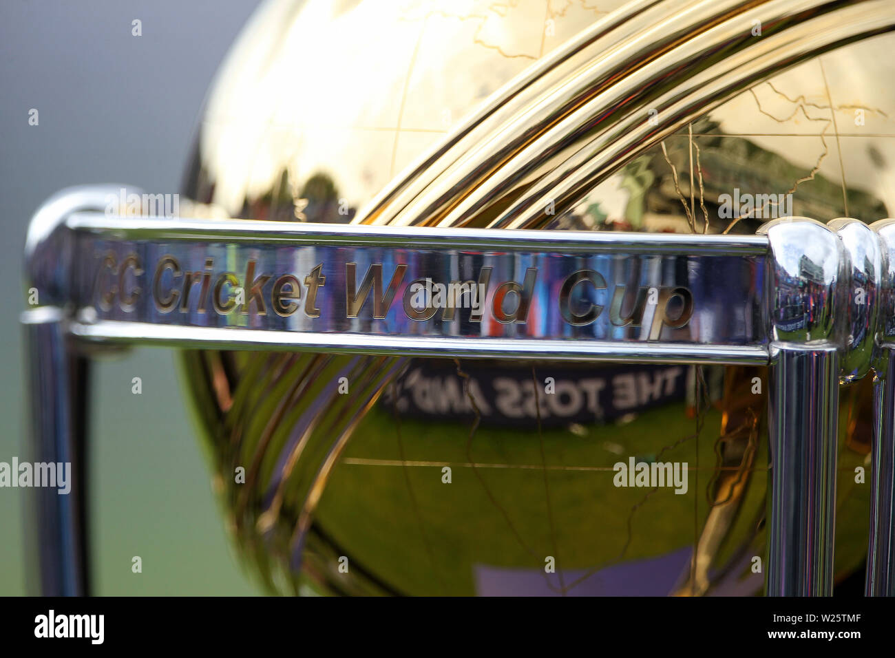 Leeds, Großbritannien. 6. Juli, 2019. Die ICC-Wm während der ICC Cricket World Cup 2019 Übereinstimmung zwischen Indien und Sri Lanka im Emerald Headingley Leeds am Samstag, den 6. Juli 2019. (Credit: Mark Fletcher | MI Nachrichten) Credit: MI Nachrichten & Sport/Alamy leben Nachrichten Stockfoto