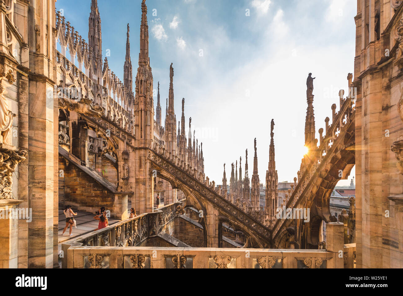 Duomo di Milano, Mailänder Dom, Mailand, Lombardei, Italien Stockfoto