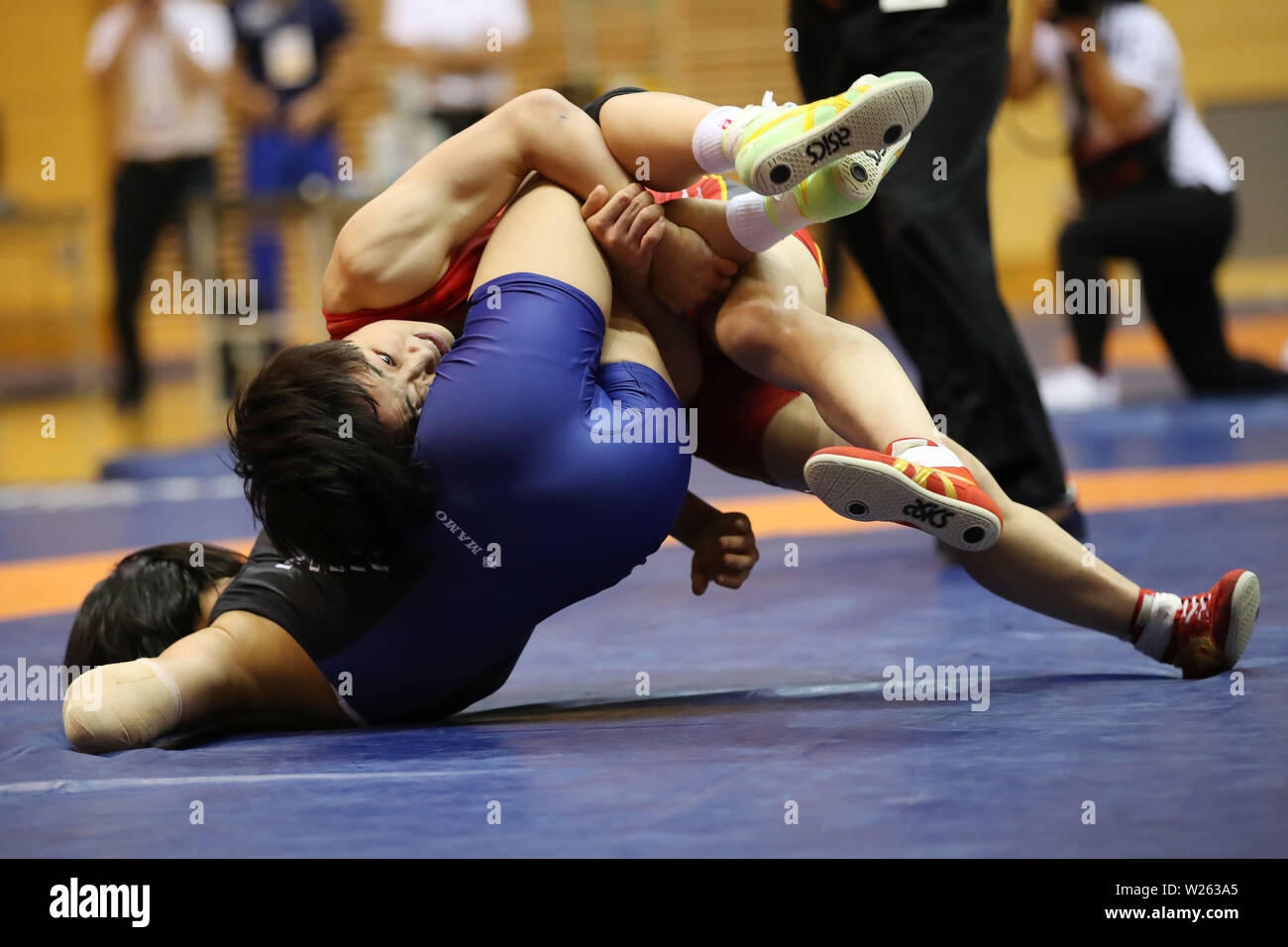 L Und R Yui Susaki Yuki Irie Juli 6 19 Wrestling Play Off Der Vertreter Von Japan Fur Die World Wrestling Championships 19 Frauen 50 Kg Freistil An Wako Allgemeine Gymnasium Saitama