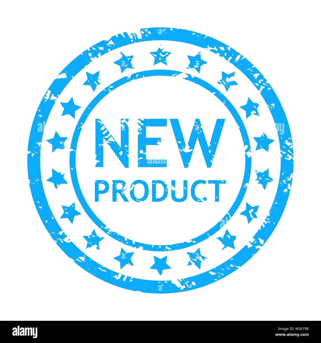 Neues Produkt Stempel zum Verkauf neue Kollektion. Vektor grungy, Wasserzeichen drucken strukturierte Stempel, Vector Illustration Stock Vektor