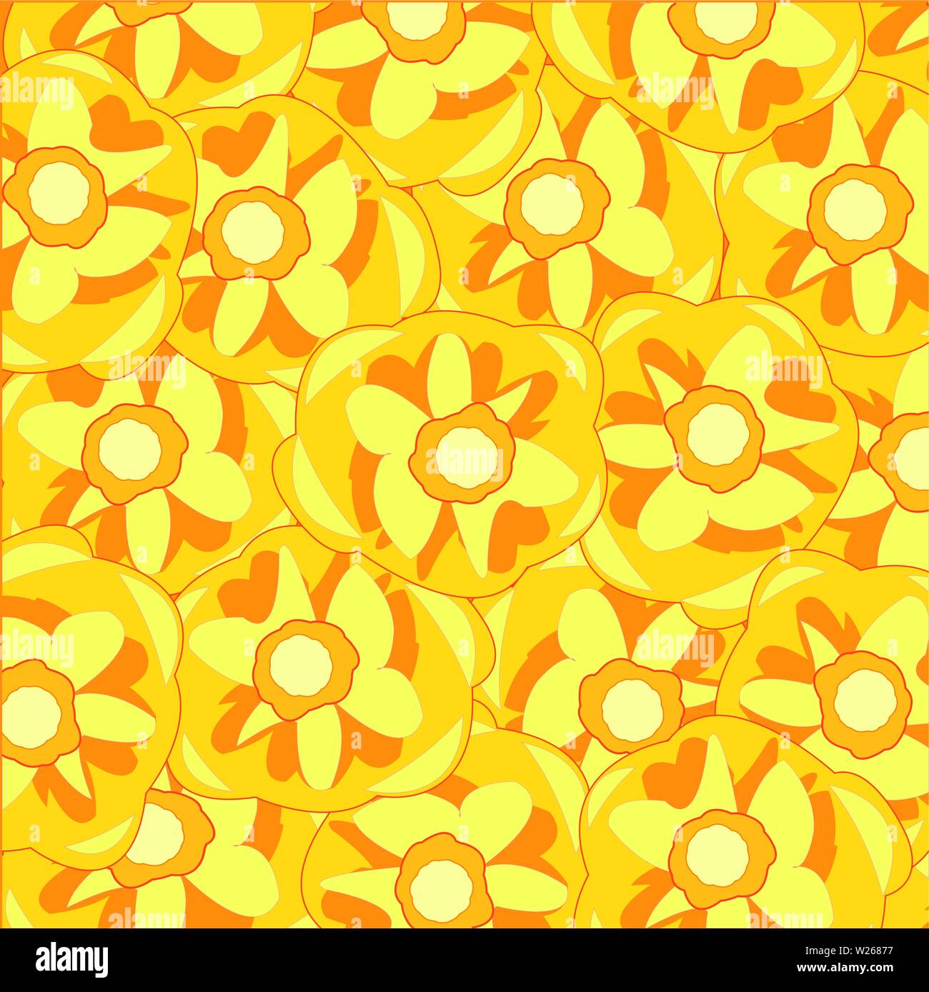Dekorativer Hintergrund von Blume der gesuchten Farbe Stock Vektor