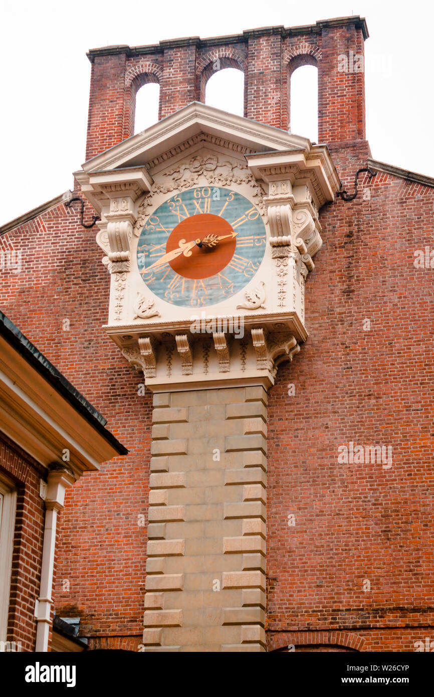 Clocktower auf der Rückseite der Independence Hall Stockfoto