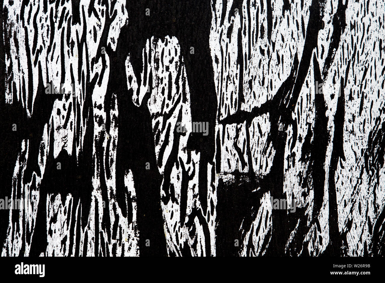 Schwarz & Weiß abstrakt Hintergrund Stockfoto