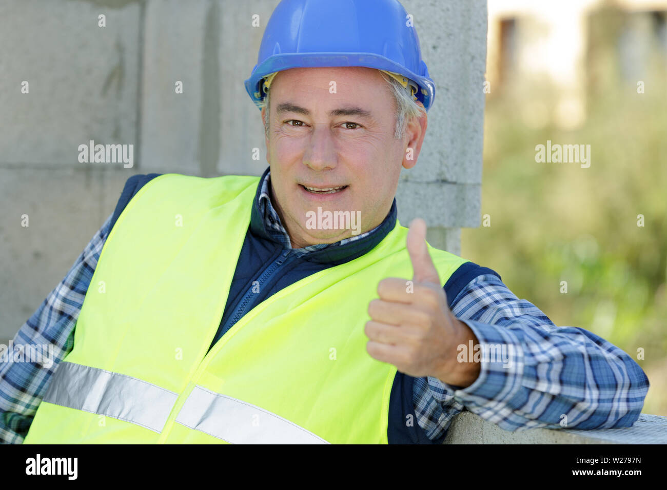 Porträt eines Arbeitnehmers in der Factory Stockfoto