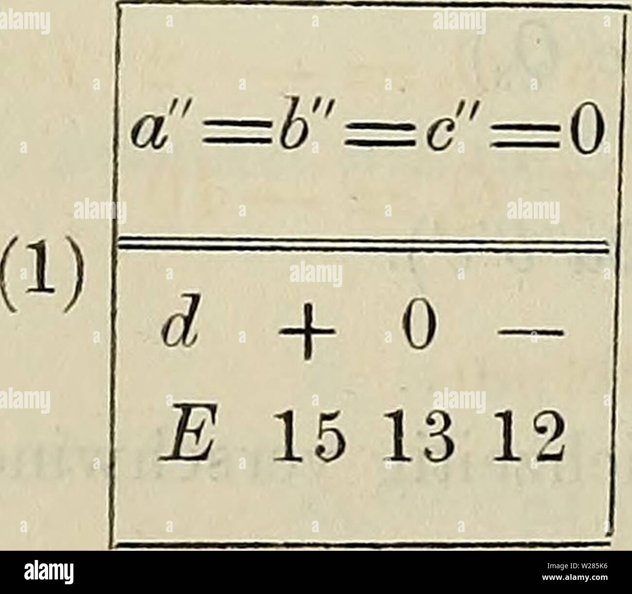 Archiv Bild ab Seite 365 von - Denkschriften der Österreichischen Akademie der. Denkschriften - Ãsterreichische Akademie, Christian Denkschriften 261867 akad Jahr: 1850 92 Lorenz Zmurko / (8), (9) vorigen Absätze sterben GrÃ¶ ssengruppen:. x x x x x x x Frage: N a, Â 2 Qi D, wenn KEINE O3 3 Q3D "iV" = 0 berechnen, und im Falle (Z) das Vorzeichen von 91 = JV: Ein; und '=D: a-z = D': Ein 'y,. V (S;). r, n9i = iY: c'â' = i): c'; Â®'=D': c' bestimmen, und aus der entsprechenden Form (26), (27), (28) entscheiden, welches von den (17) Die im §. 1 angefÃ¼hrten Ereignissen der Coefficientengruppe (30) angehÃ¶rt. Sterben ein Stockfoto