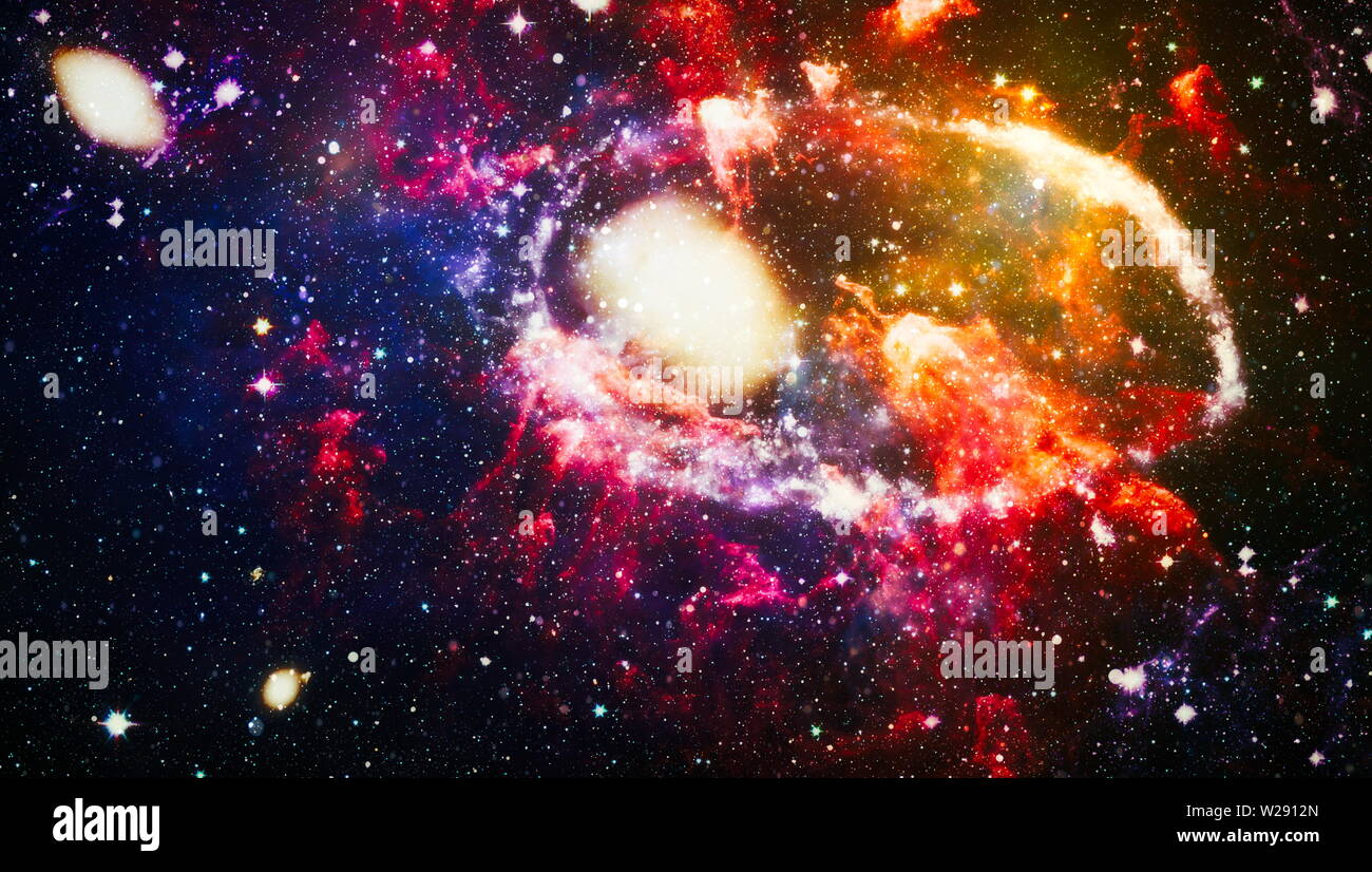 Die Explosion einer Supernova. Bright Star Nebula. Fernen Galaxie. Abstraktes Bild. Elemente dieses Bild von der NASA eingerichtet. Stockfoto
