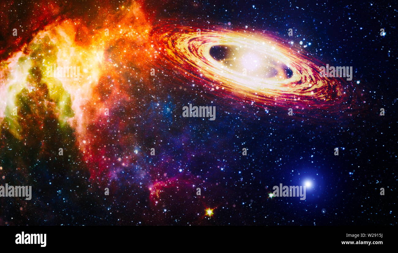Die Explosion einer Supernova. Bright Star Nebula. Fernen Galaxie. Abstraktes Bild. Elemente dieses Bild von der NASA eingerichtet. Stockfoto