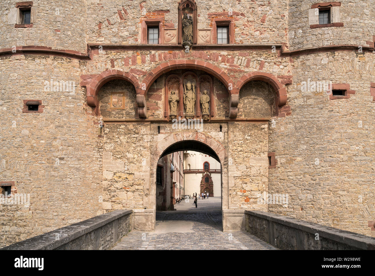 Festung Marienberg, Würzburg, Unterfranken, Bayern, Deutschland | Festung Marienberg, Würzburg, Unterfranken, Bayern, Deutschland Stockfoto