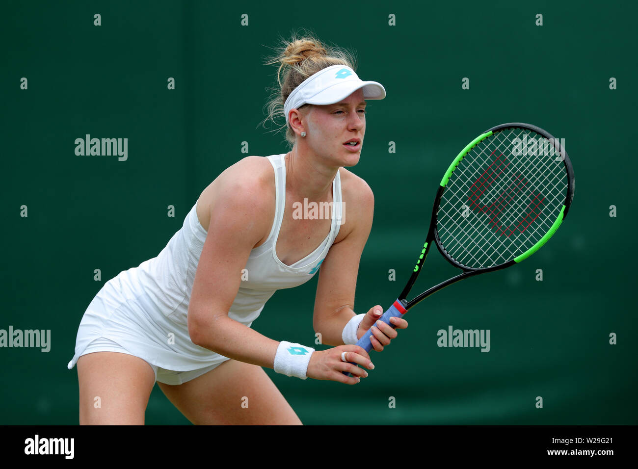 Wimbledon, London, UK. 06 Juli, 2019. Alison Riske, USA, 2019 Quelle: Allstar Bildarchiv/Alamy Live News Credit: Allstar Bildarchiv/Alamy leben Nachrichten Stockfoto