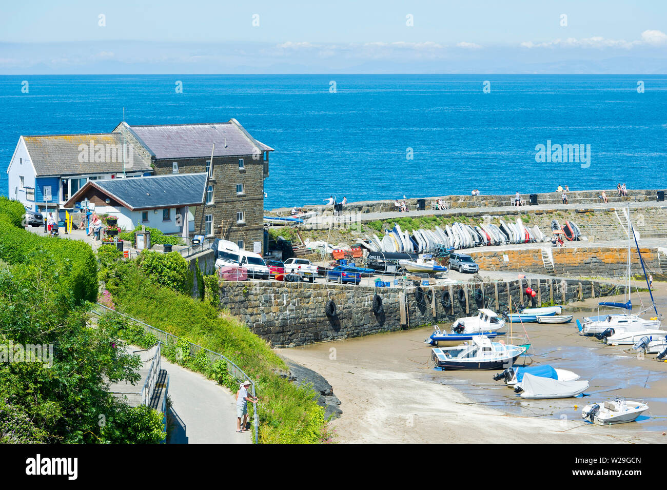 New Quay, Ceredigion, Wales Stockfoto