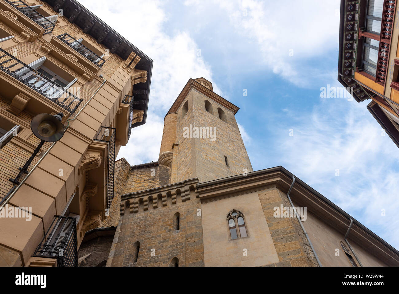 Kirche San Saturnino, Pamplona, Spanien Stockfoto