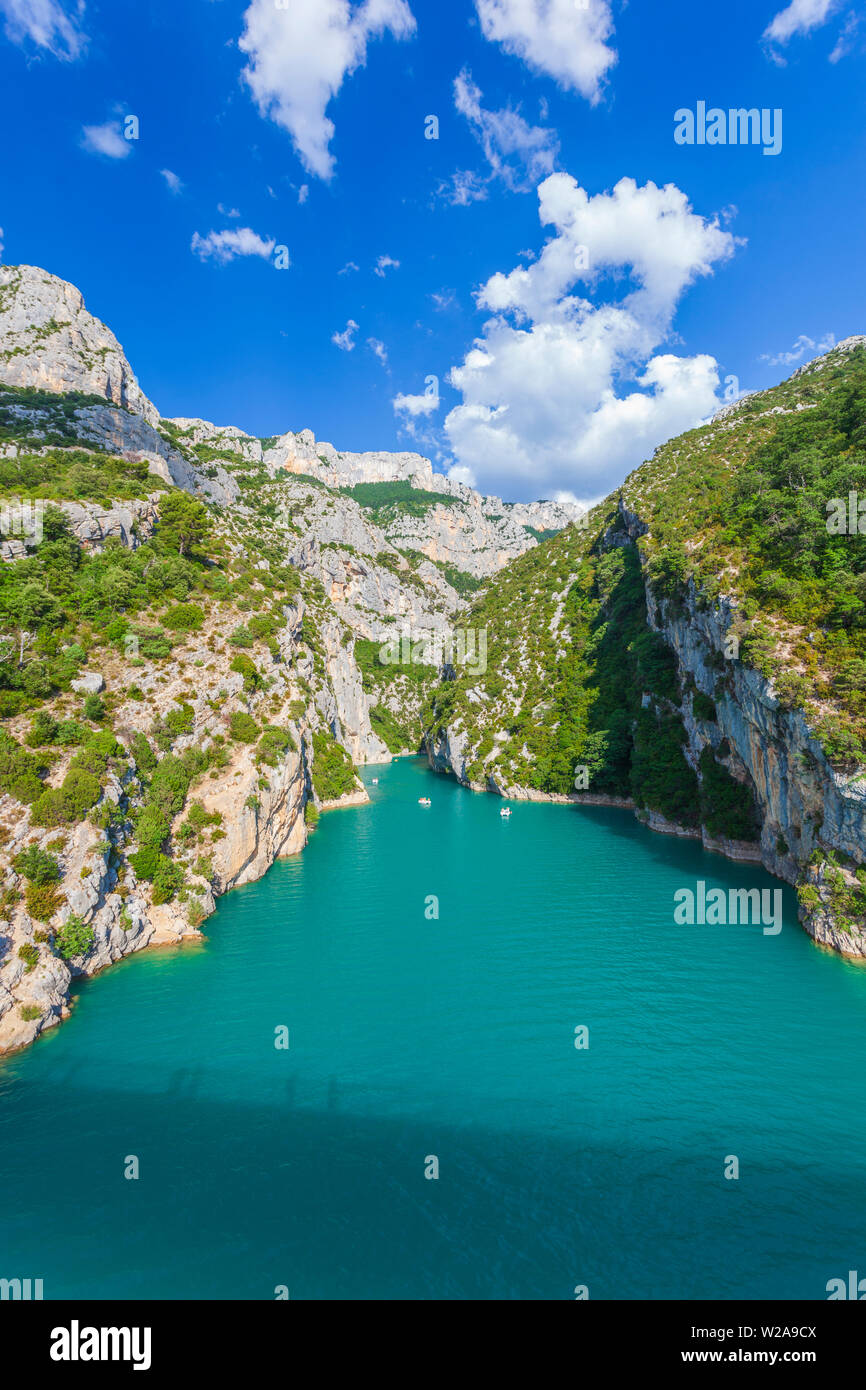 Canyon von Verdon Flusses. Alpen der Provence Stockfoto