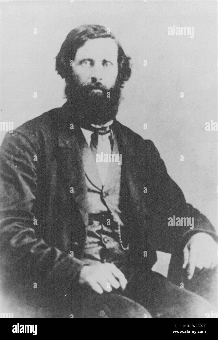 Brewster Martin Higley VI (1823 - 1911) otolaryngologist, der berühmt ist für das Schreiben von 'My Western Zuhause wurde." Ursprünglich 1872 geschrieben und unter dem Titel 'My Western Startseite ' im Jahr 1873 veröffentlicht, dieses Gedicht wurde später die original Lyrics für das berühmte American Folk Song 'Haus auf der Strecke." Stockfoto