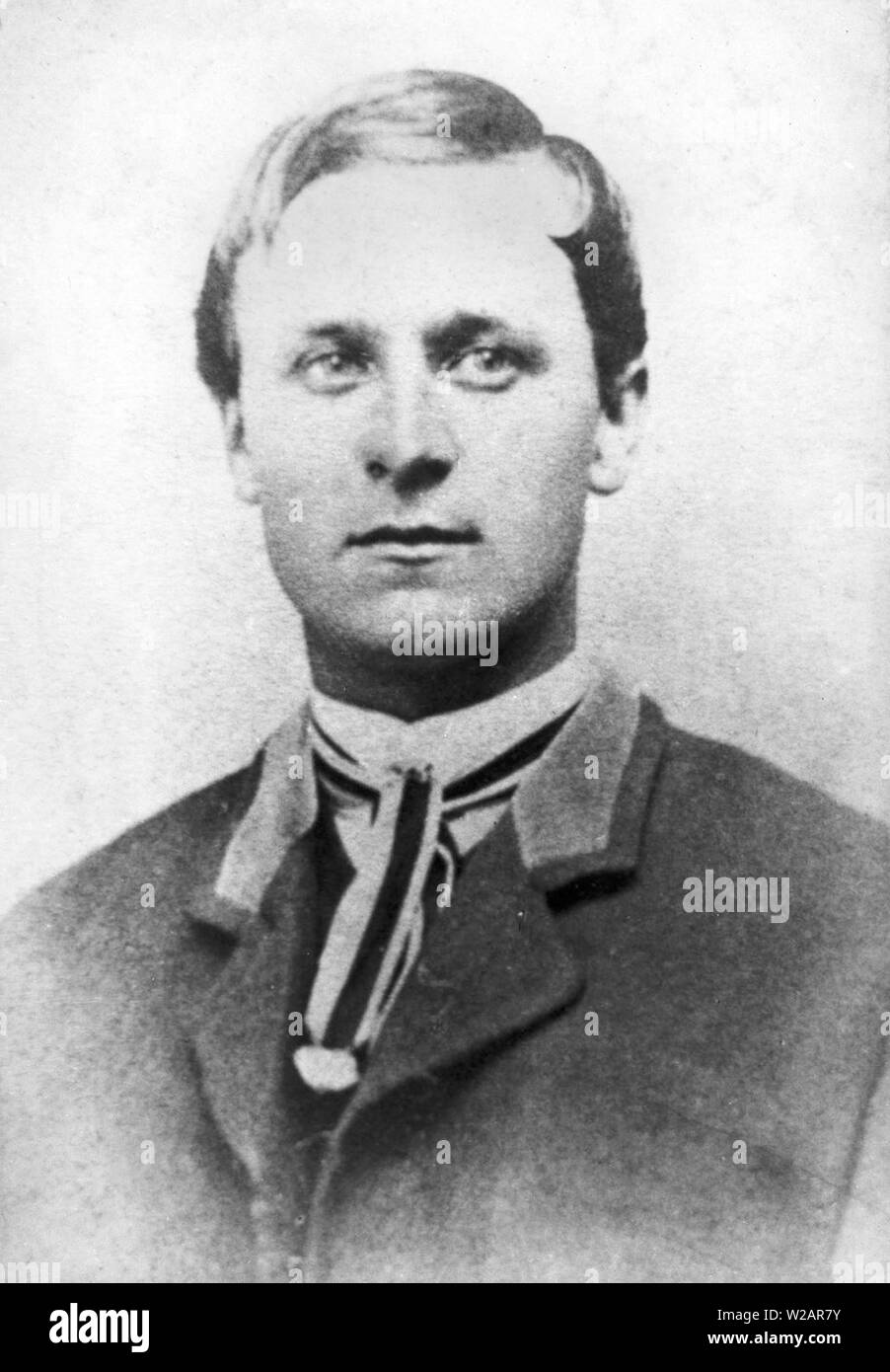 Brewster Martin Higley VI (1823 - 1911) otolaryngologist, der berühmt ist für das Schreiben von 'My Western Zuhause wurde." Ursprünglich 1872 geschrieben und unter dem Titel 'My Western Startseite ' im Jahr 1873 veröffentlicht, dieses Gedicht wurde später die original Lyrics für das berühmte American Folk Song 'Haus auf der Strecke." Stockfoto