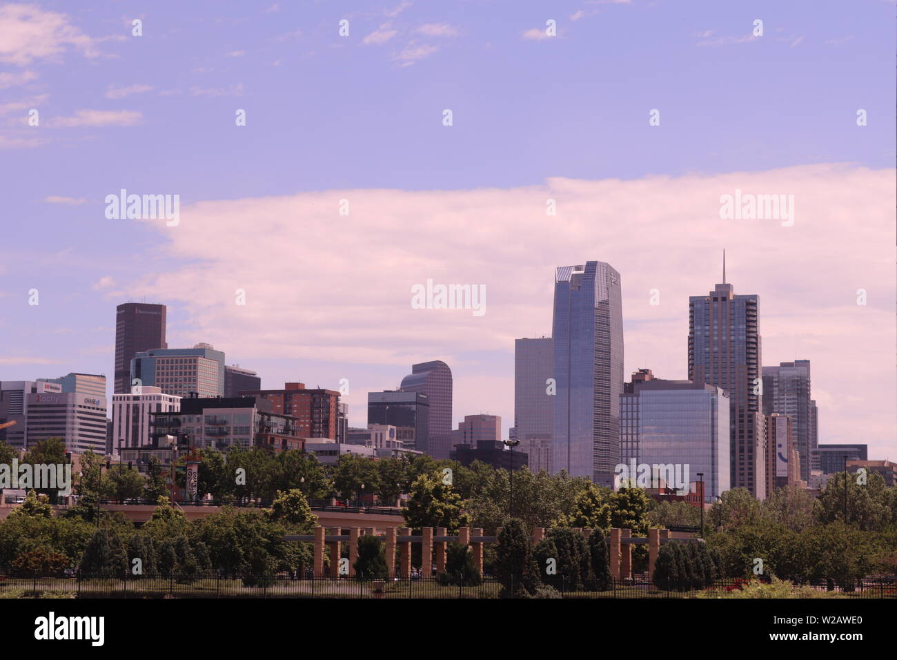 Die Innenstadt von Denver, Colorado Stockfoto