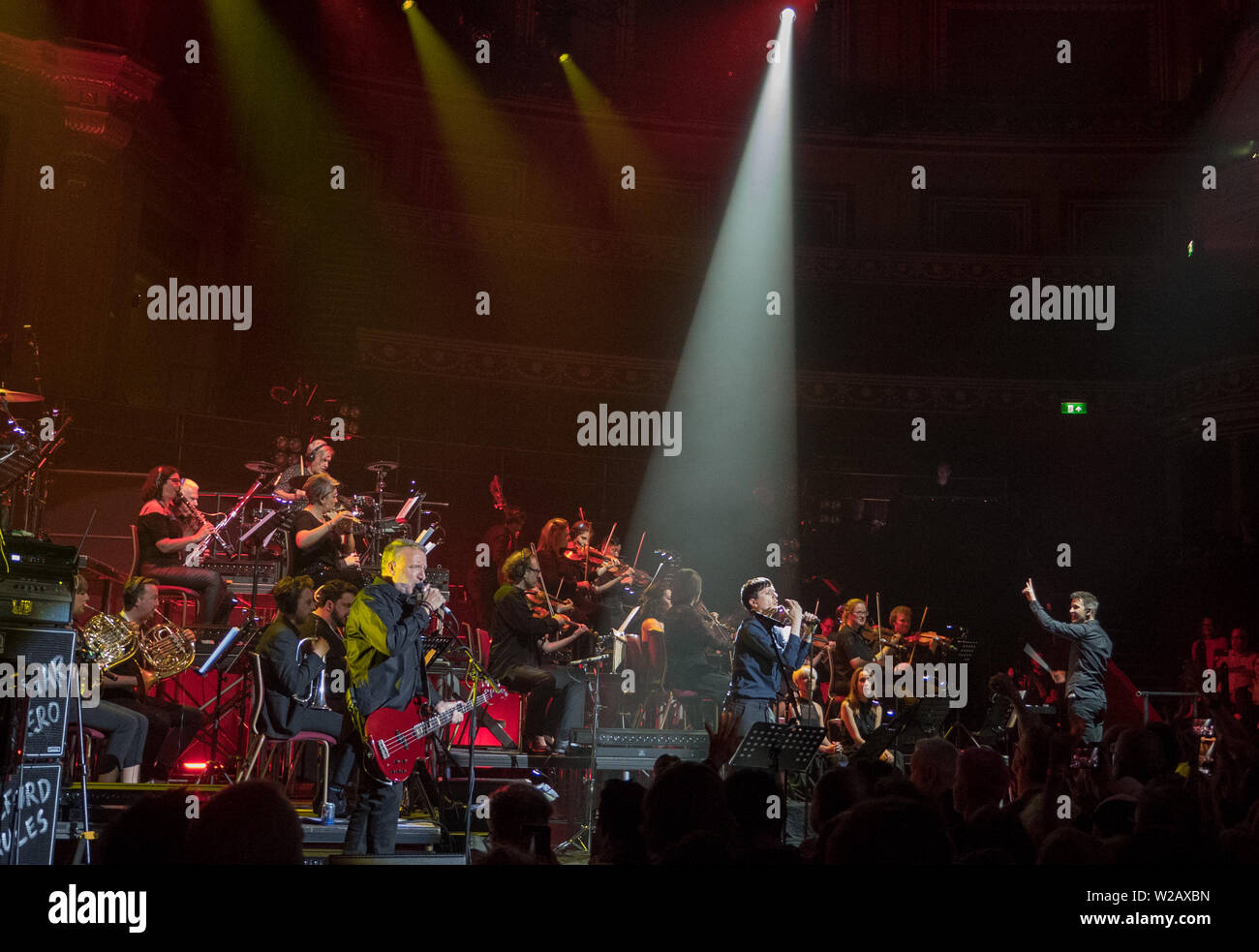Joy Division instrumentiert, Albert Hall, London UK Stockfoto