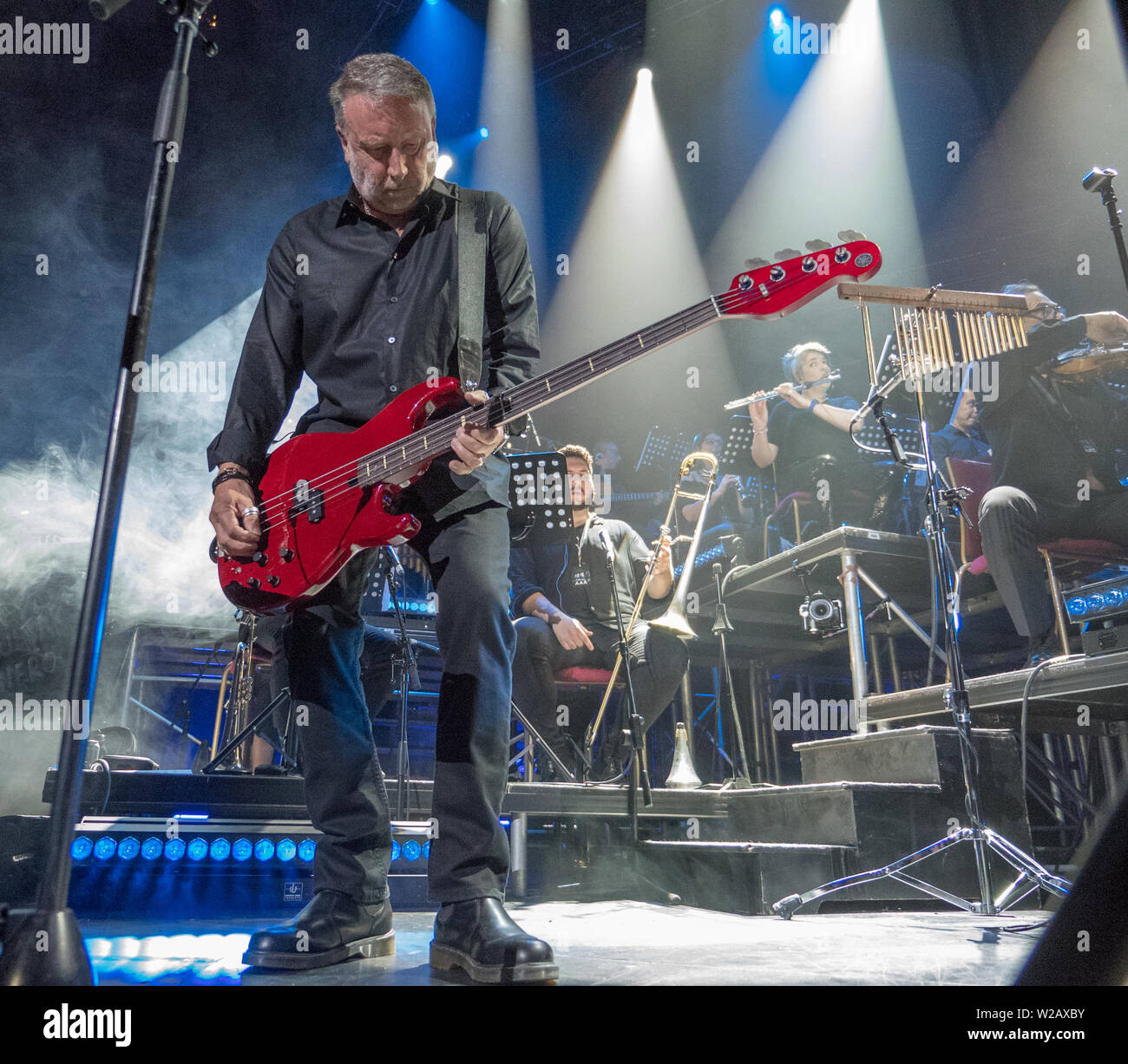 Joy Division instrumentiert, Albert Hall, London UK Stockfoto