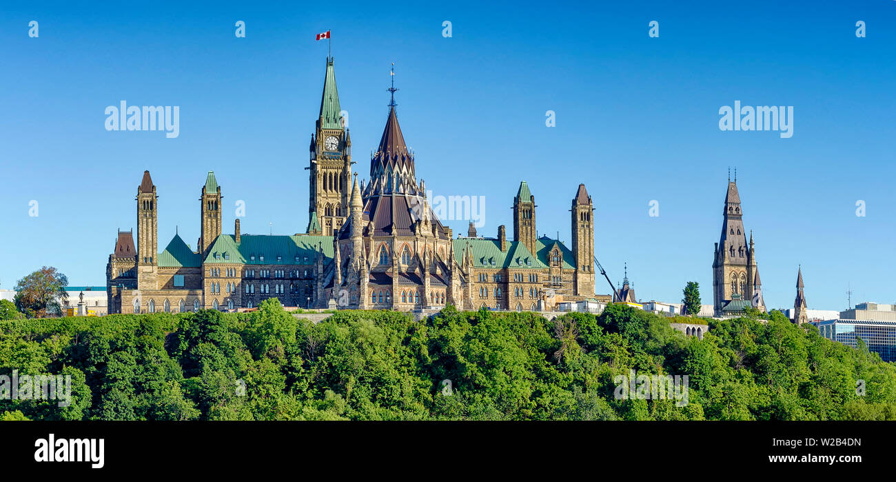 Ottawa Parliament Hill, Kanada Stockfoto