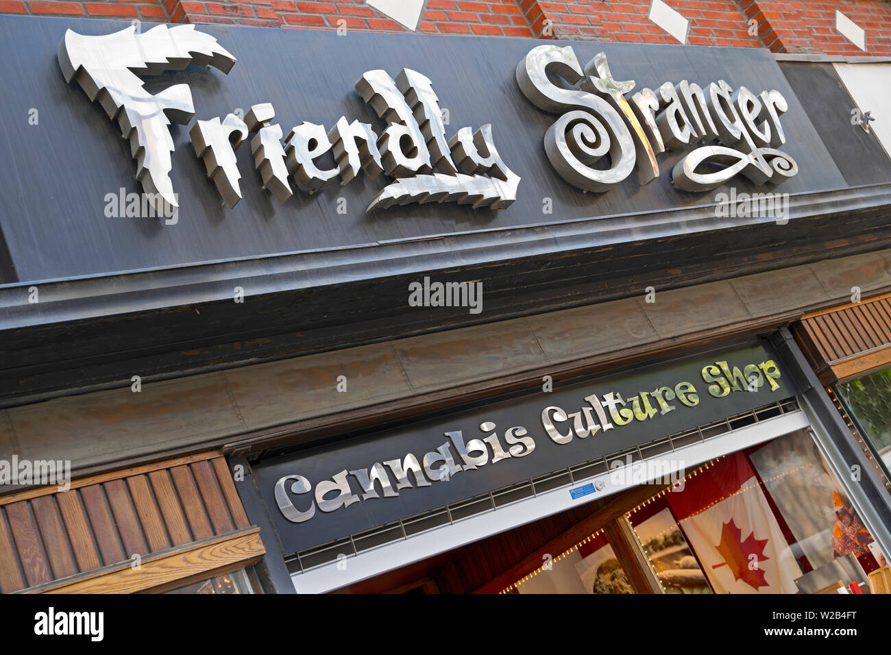 Freundlich Fremden, Cannabis Culture Shop auf 241 Queen Street West, Toronto, Kanada Stockfoto