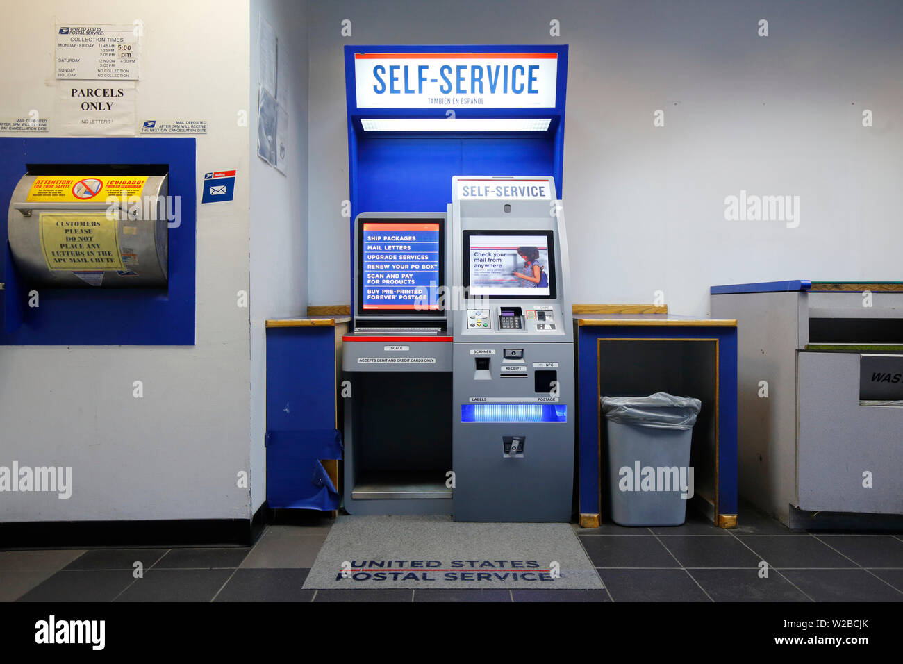 Eine USPS-Automaten oder Automatisierte Post Center Stockfoto