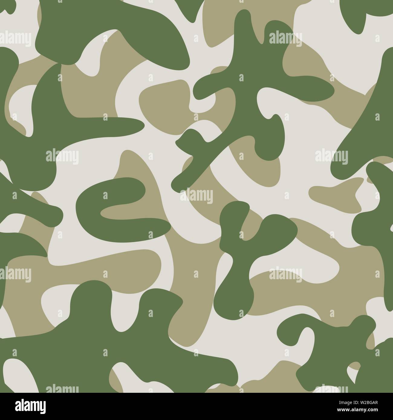 Camouflage nahtlose Muster. Vector Illustration. Abstrakte modernen militärischen Hintergrund. Fabric Textildruck Tamplate. Stock Vektor