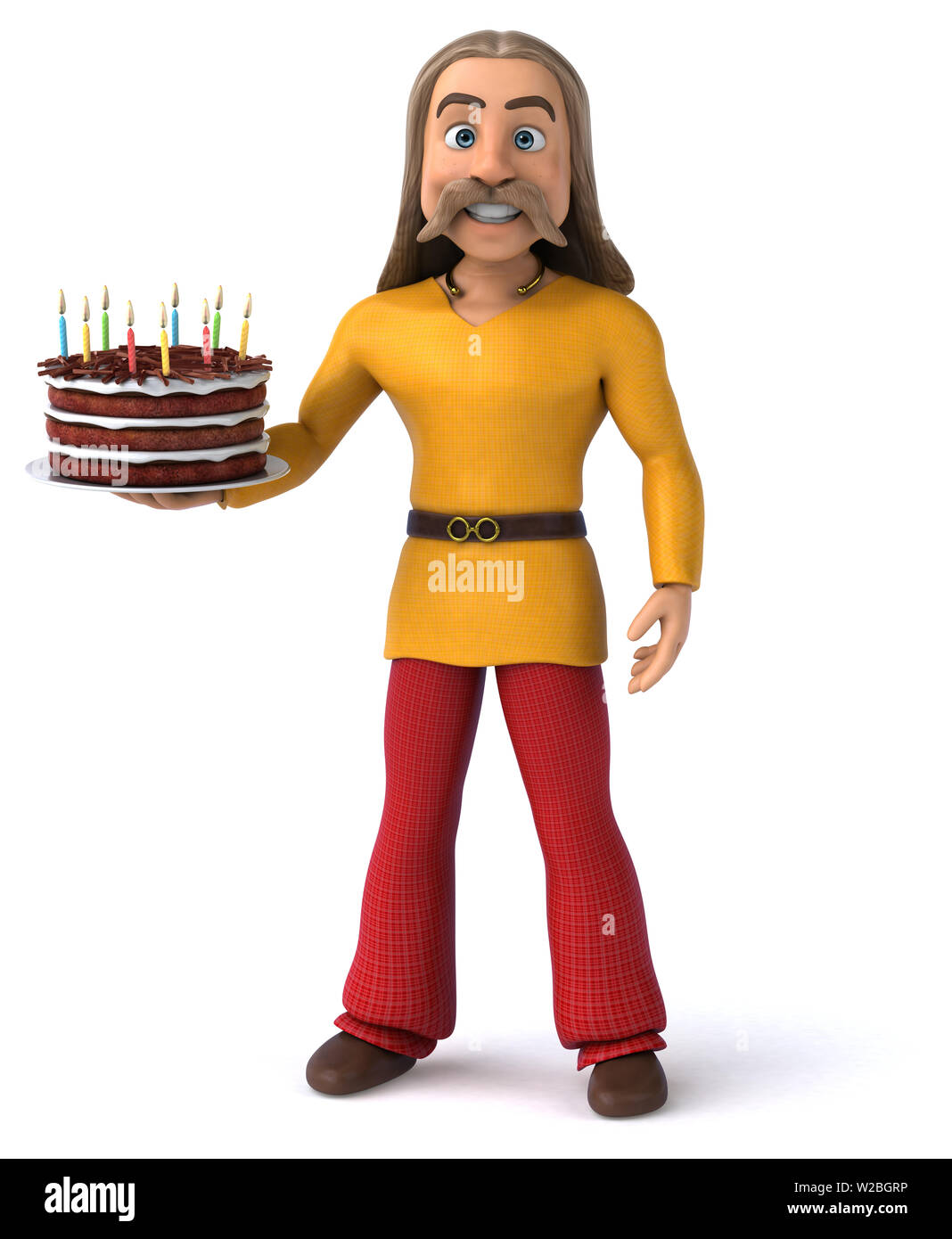 Spaß gaulois - 3D-Darstellung Stockfoto