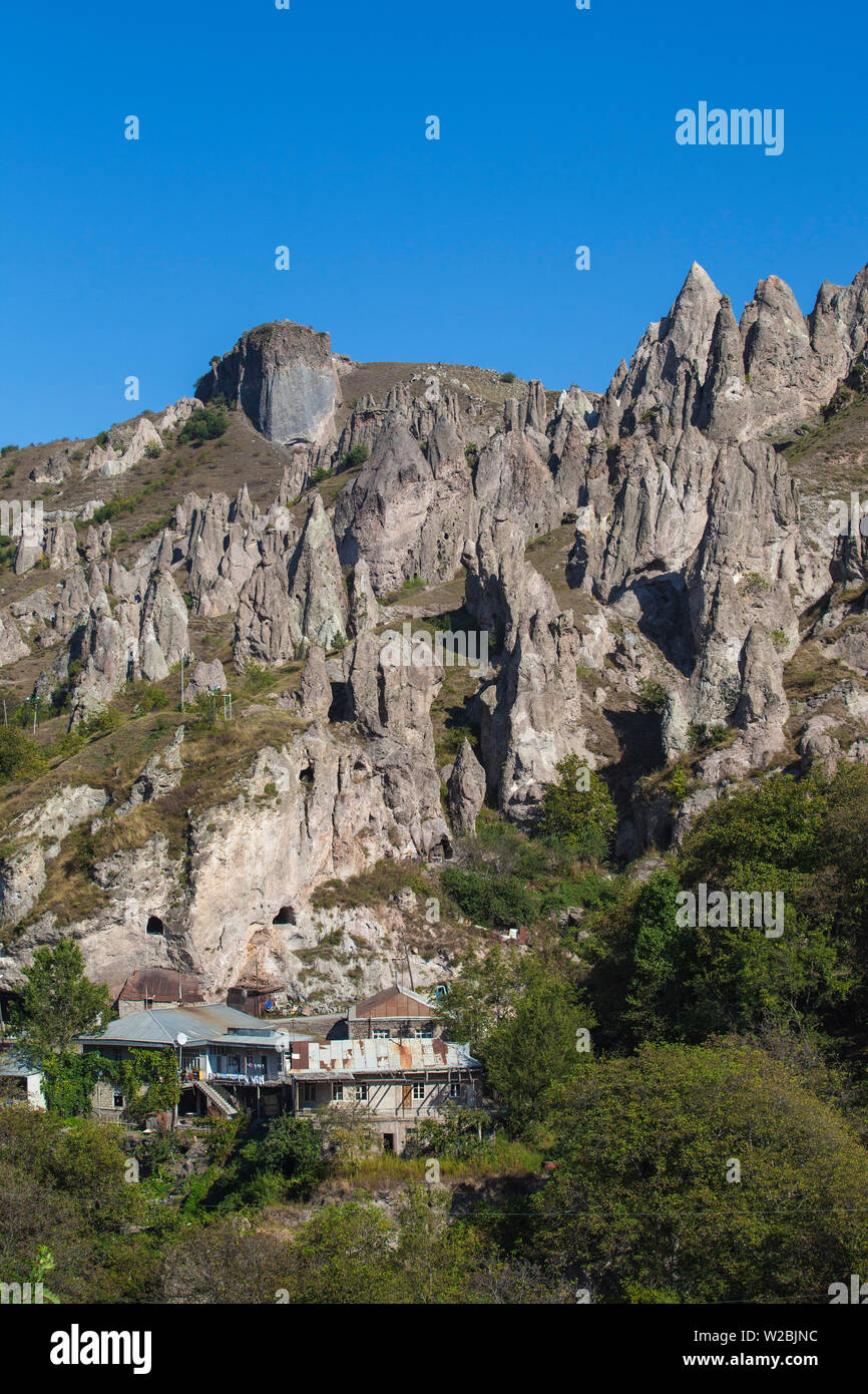 Armenien, Ararat Provinz, Goris, Alte Goris Stockfoto